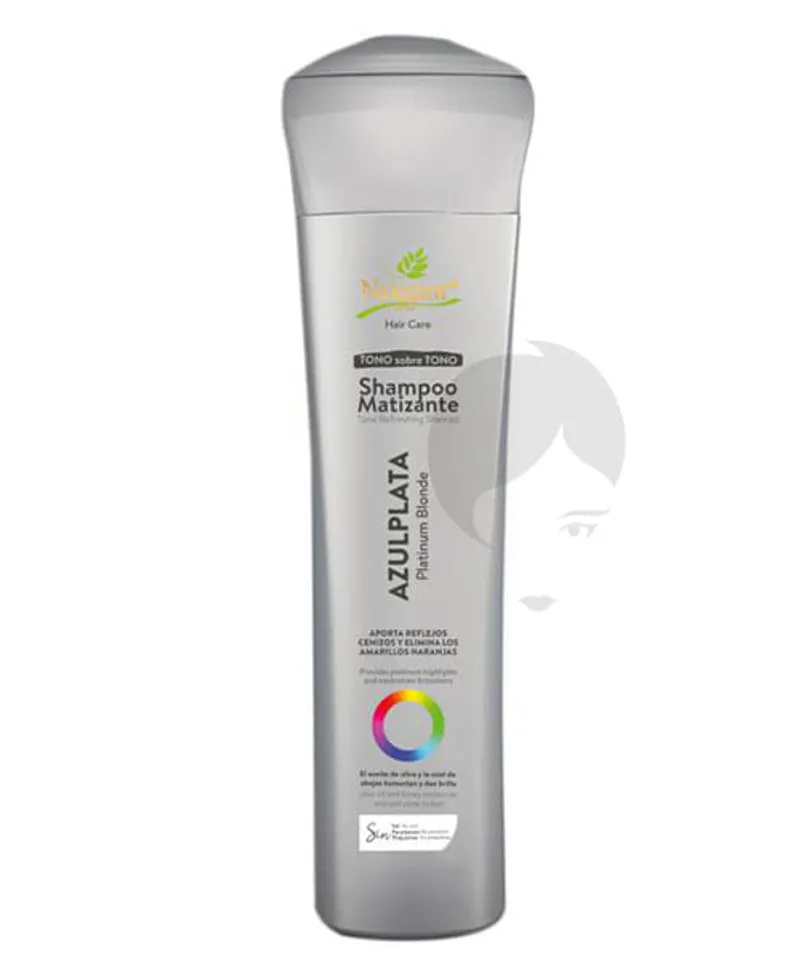 NAISSANT SHAMPOO TONO SOBRE TONO AZUL PLATA X 300ML - Producto de belleza y estética en Almacén Sandra