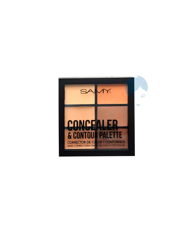 SAMY PALETA DE CORRECTORES-CONTORNO TONO MEDIUM - Producto de belleza y estética en Almacén Sandra