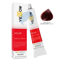 YELLOW TINTE RUBIO MEDIO DORADO CAOBA . #7.35 X 60ML - Miniatura 1