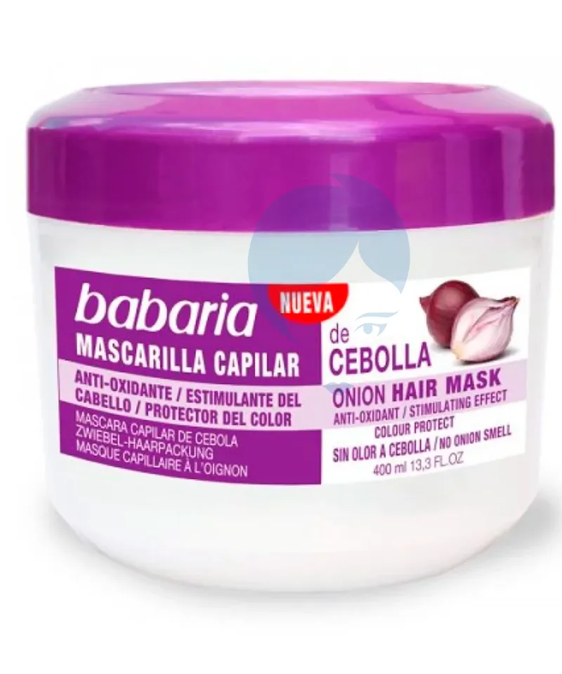 BABARIA TRATAMIENTO CEBOLLA X 400GR - Producto de belleza y estética en Almacén Sandra