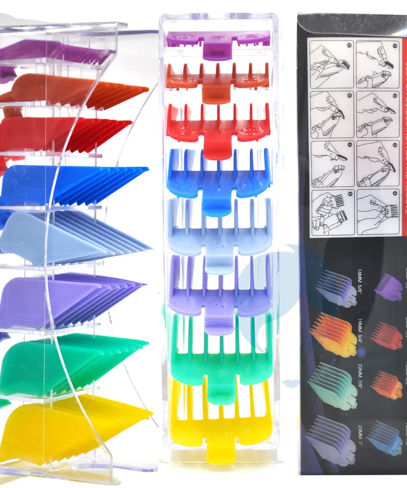 ATENEA SET GUIAS MAQUINA COLORES  X 8 UNDS REF: HS32639 - Producto de belleza y estética en Almacén Sandra