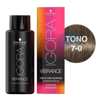 IGORA TINTE VIBRANCE GEL RUBIO MEDIO N.7.0 X 60ML - Miniatura 1