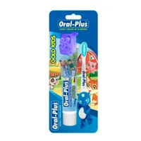 ORAL PLUS CEPILLO GOLD KIDS + CREMA X 70GR + PROTECTOR - Miniatura 1