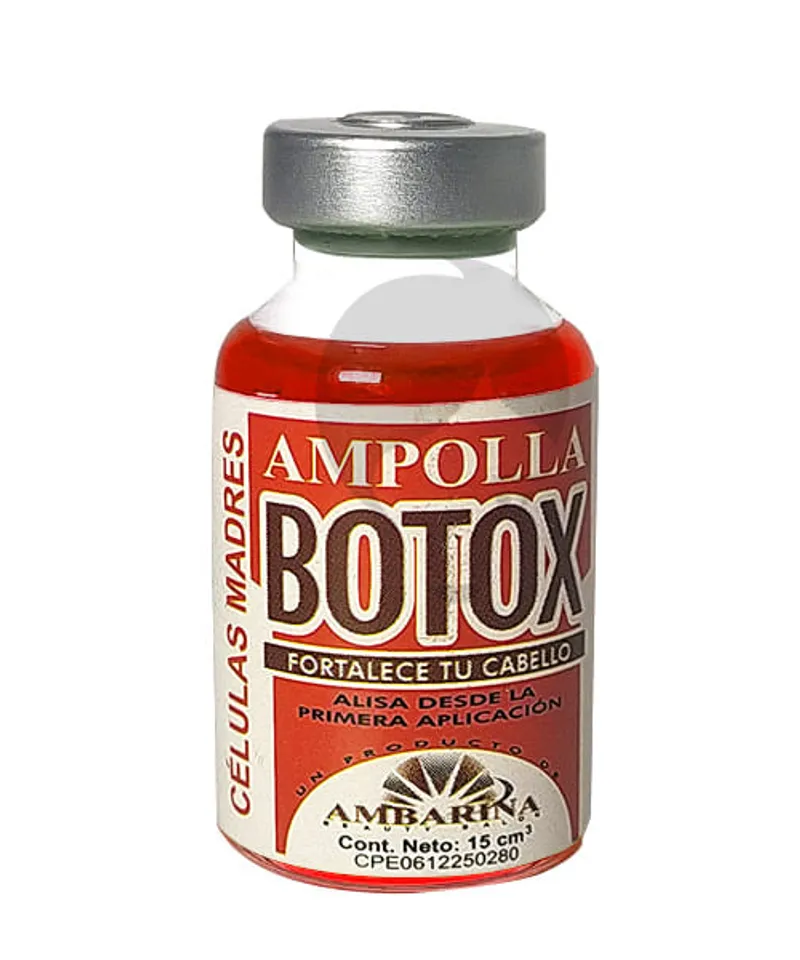 AMBARINA AMPOLLA BOTOX CELULAS MADRES  X15ML - Producto de belleza y estética en Almacén Sandra