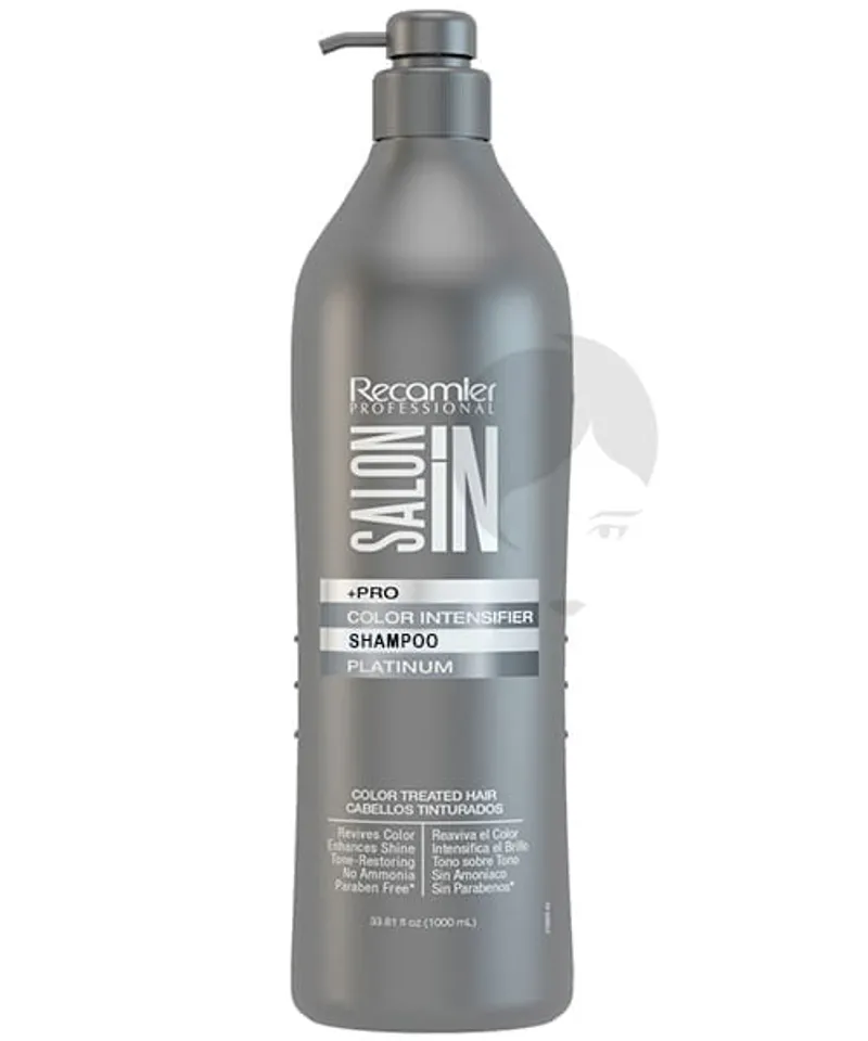 SALOON IN COLOR INTENSIFIER SHAMPOO PLATINIUM X 1000ML - Producto de belleza y estética en Almacén Sandra