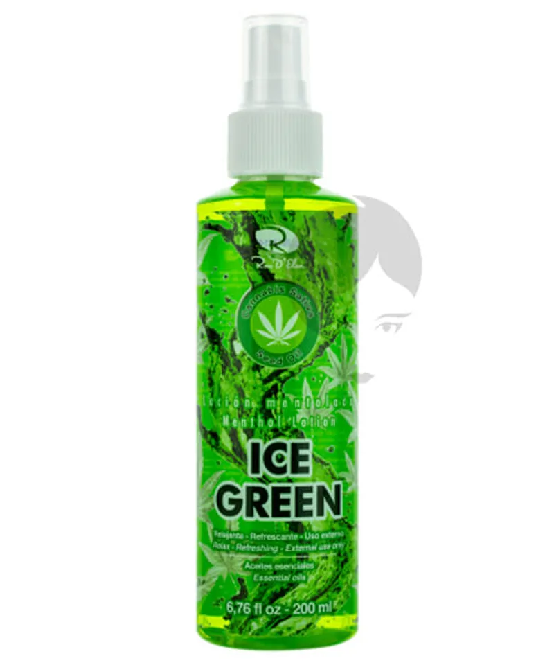 ROSS DLEN LOCION ICE GREEN RELAX X 200ML - Producto de belleza y estética en Almacén Sandra