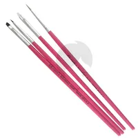 JHOR KIT PINCELES DECORACION FUCSIA X 4 UND - Miniatura 1