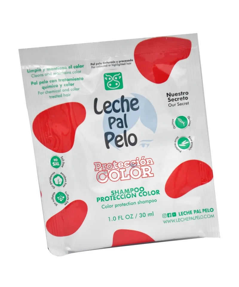 LECHE PAL PELO SHAMPOO PROTECCION COLOR X 30ML - Producto de belleza y estética en Almacén Sandra