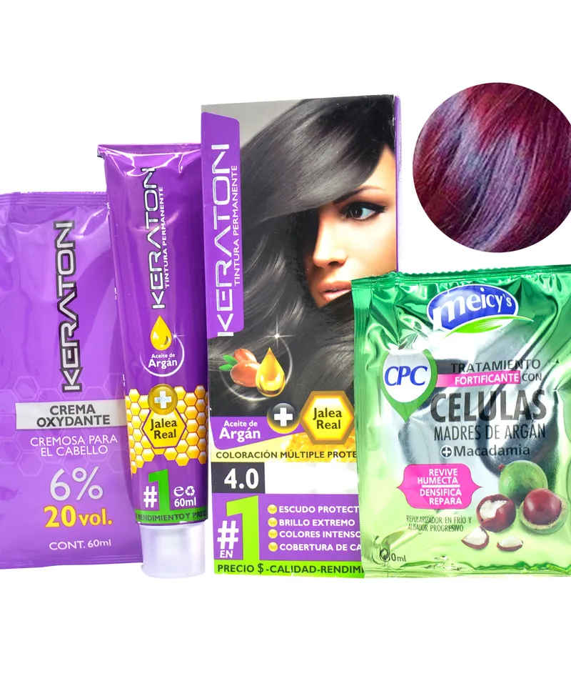 KERATON TINTE VIOLETA RUBI N.6.99 X 60GR - Producto de belleza y estética en Almacén Sandra
