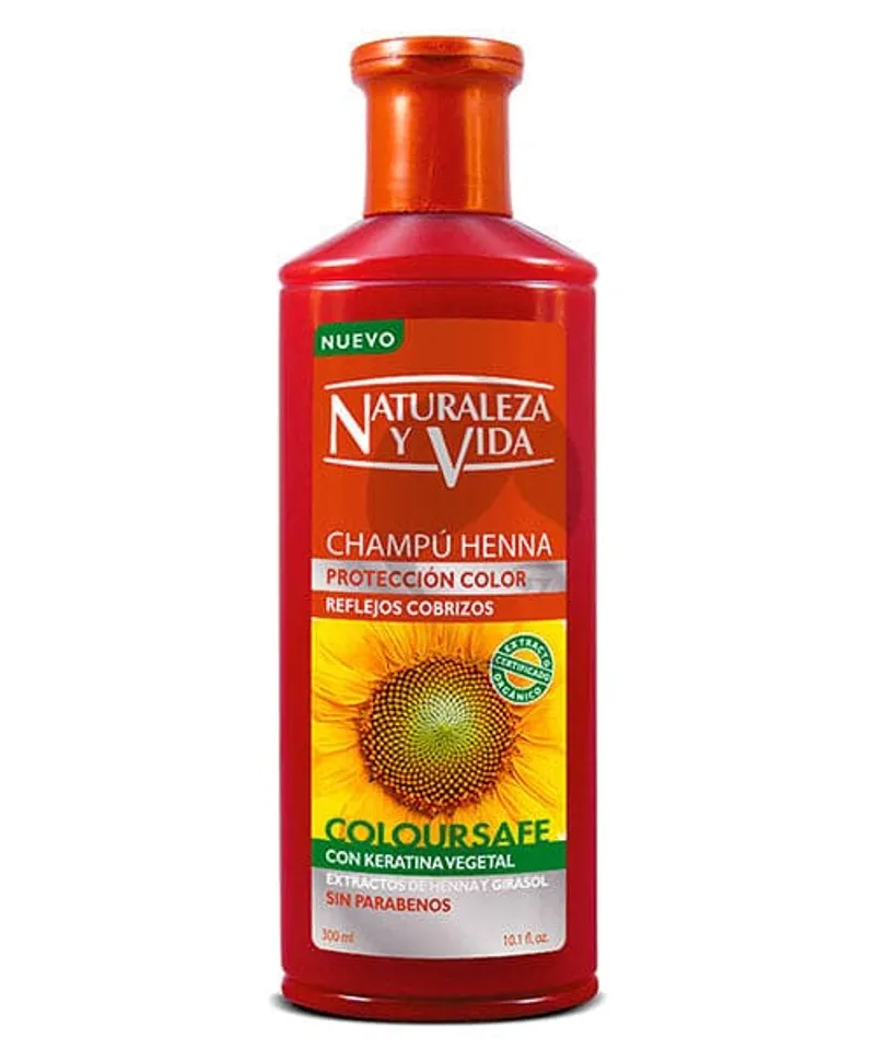 NATURALEZA Y VIDA SHAMPOO HENNA COBRIZO X 300ML - Producto de belleza y estética en Almacén Sandra