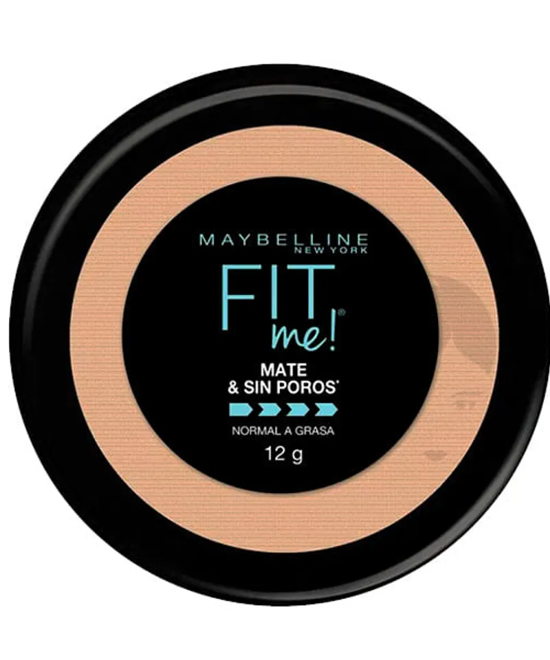 MAYBELLINE POLVO FIT ME TRUE BEIGE PIEL GRASA N.222 X 12GR - Producto de belleza y estética en Almacén Sandra