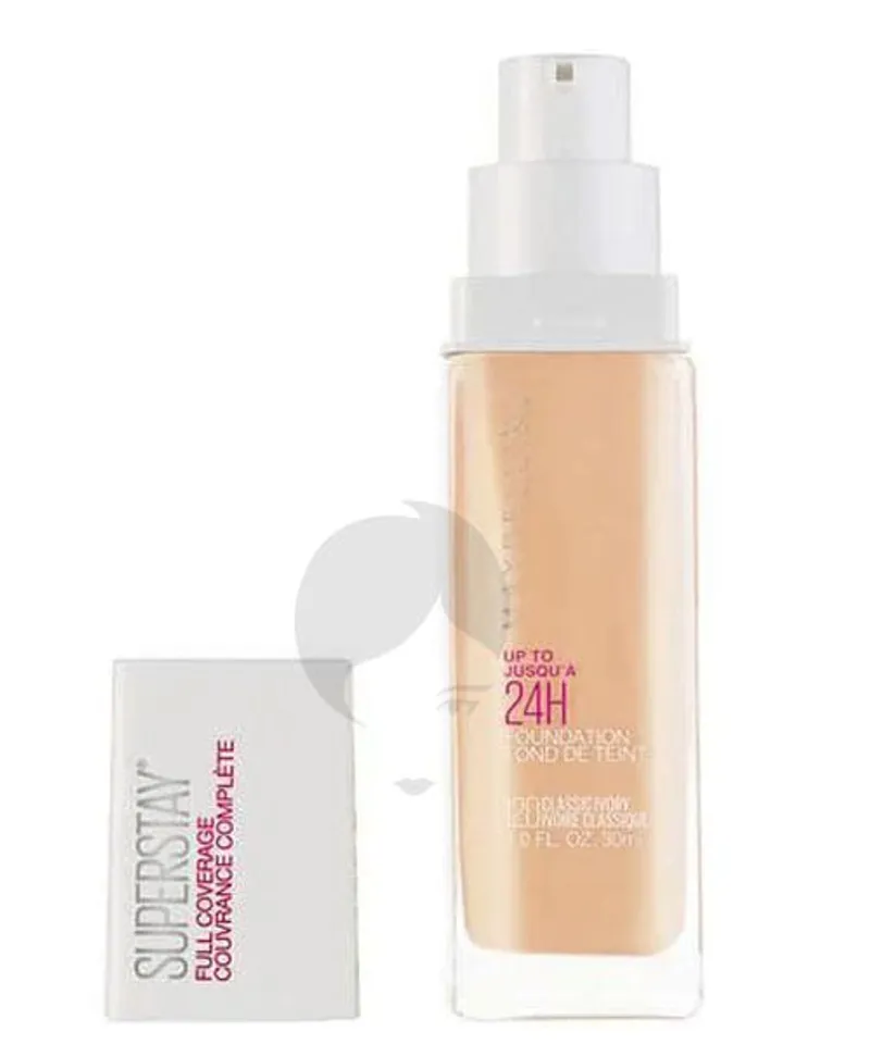MAYBELLINE BASE SUPER STAY 24HR COVERAGE CLASSIC IVORY - Producto de belleza y estética en Almacén Sandra