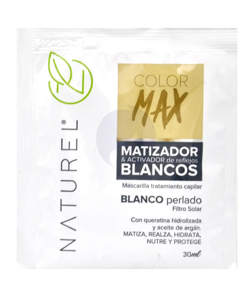 NATUREL MATIZADOR BLANCO PERLADO X 30ML - Producto de belleza y estética en Almacén Sandra