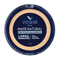 VOGUE POLVO COMPACTO MATE TRIGUEÑO X 15GR - Miniatura 1
