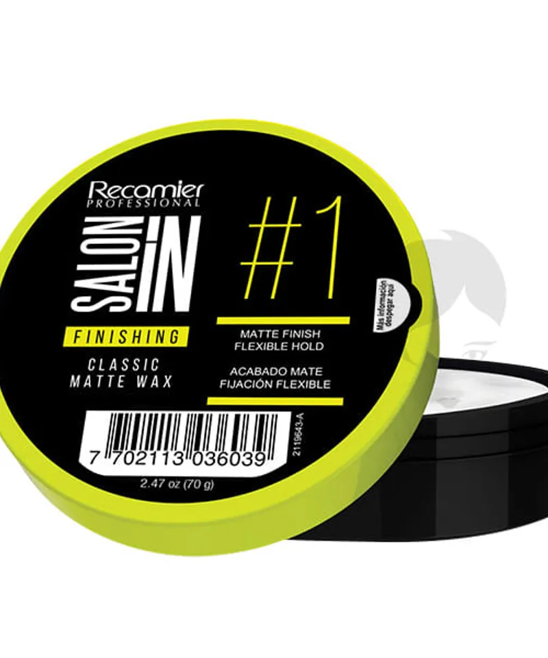 SALOON IN CERA PASTE CLASSIC MATTE WAX X 70 GR - Producto de belleza y estética en Almacén Sandra