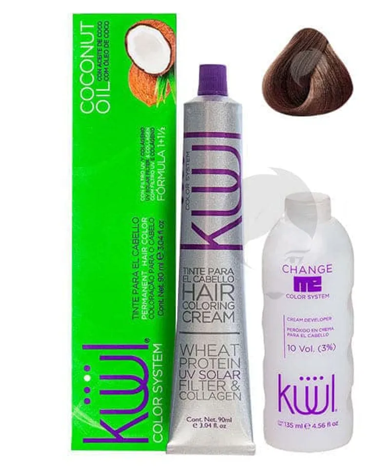 KULL TINTE RUBIO OSCURO CENIZO NACARADO N.6.12 X 90GR - Producto de belleza y estética en Almacén Sandra