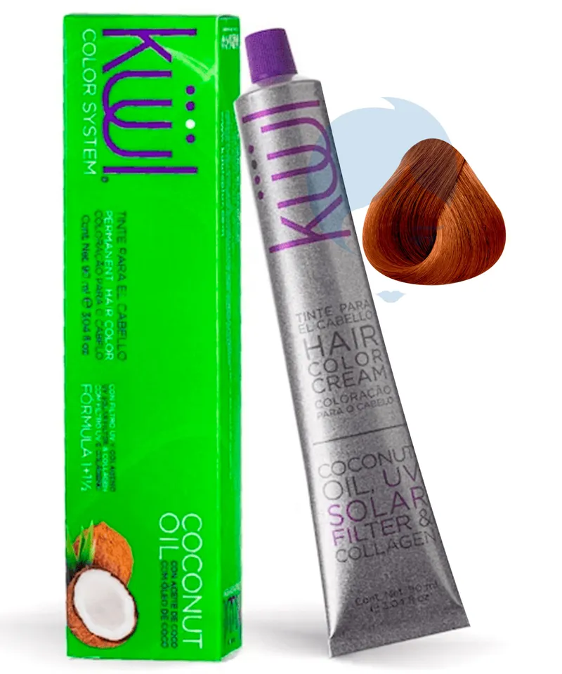 KUUL TINTE RUBIO COBRIZO INTENSO N.7.44 X 90GR - Producto de belleza y estética en Almacén Sandra