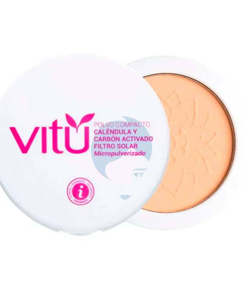 VITU POLVO COMPACTO CALENDULA NUEZ N.3 X 12GR - Producto de belleza y estética en Almacén Sandra