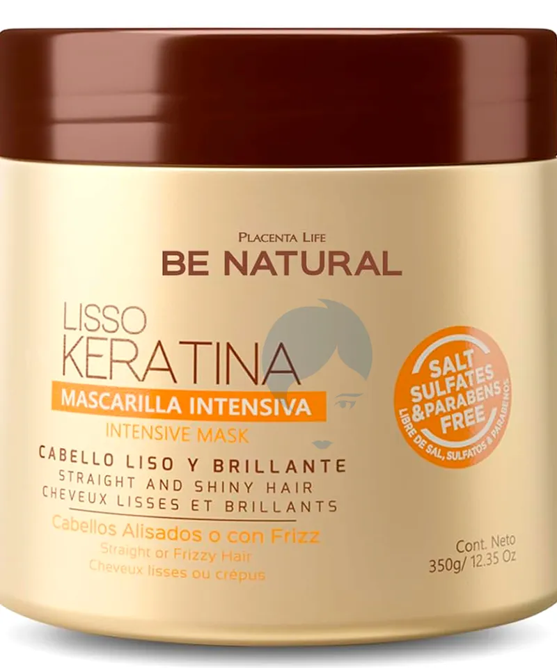 BE NATURAL TRATAMIENTO KERATINA X 350GR - Producto de belleza y estética en Almacén Sandra
