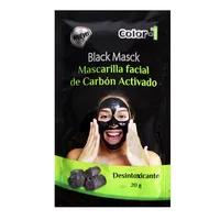 COLOR 1 COLOR MASCARILLA FACIAL CARBON ACTIVADO X 20GR - Miniatura 1
