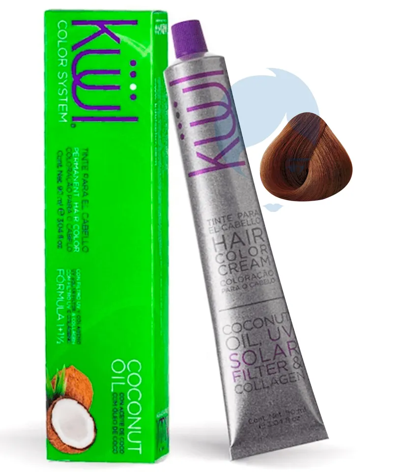 KULL TINTE RUBIO OSCURO DORADO COBRIZO  N.6.34 X 90GR - Producto de belleza y estética en Almacén Sandra