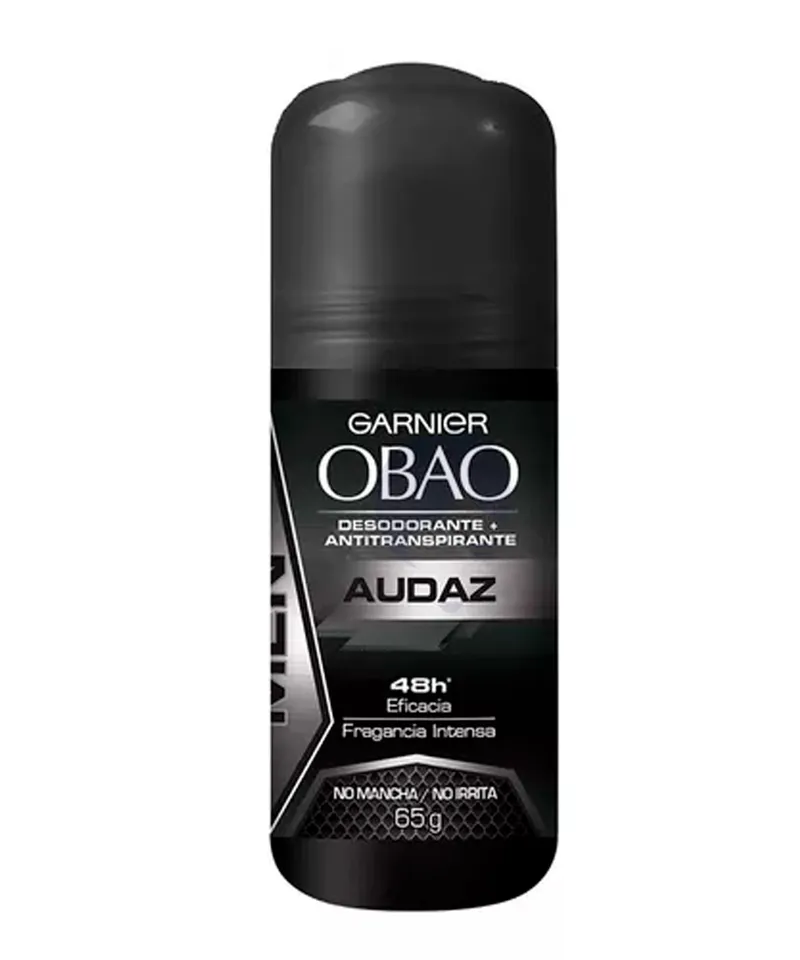 GARNIER OBAO MEN DESODORANTE ROLL ON AUDAZ 2X1 X 65 ML - Producto de belleza y estética en Almacén Sandra