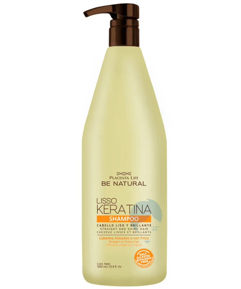 BE NATURAL SHAMPOO KERATINA X 1000ML - Producto de belleza y estética en Almacén Sandra
