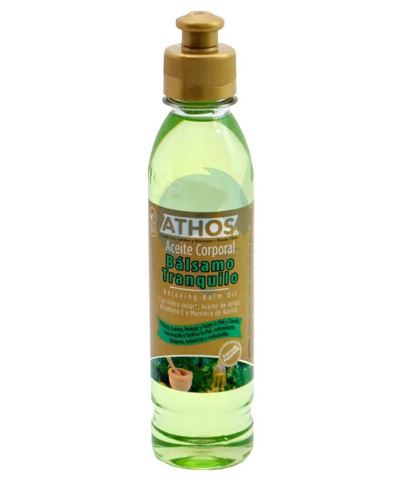 ATHOS ACEITE DE BALSAMI TRANQUILO X 250ML - Producto de belleza y estética en Almacén Sandra