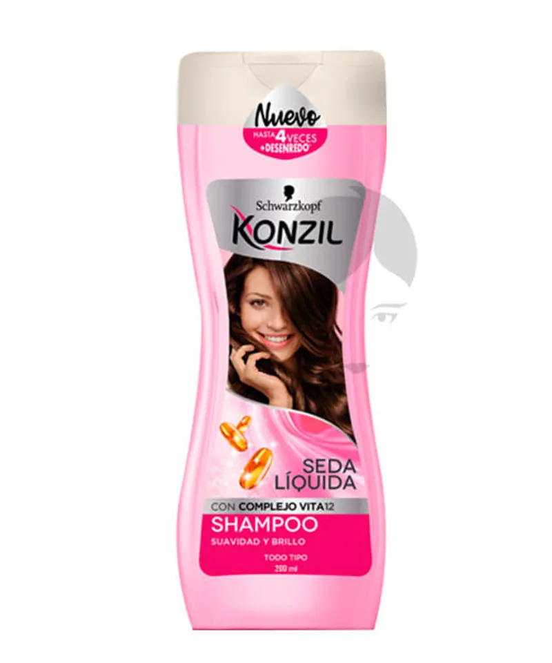 KONZIL SHAMPOO SEDA LIQUIDA X 200ML - Producto de belleza y estética en Almacén Sandra