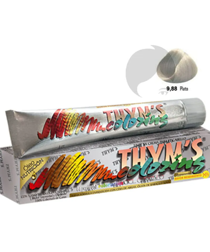 THYMS COLORING TINTE PLATA N. 9.88 X 60 GR - Producto de belleza y estética en Almacén Sandra