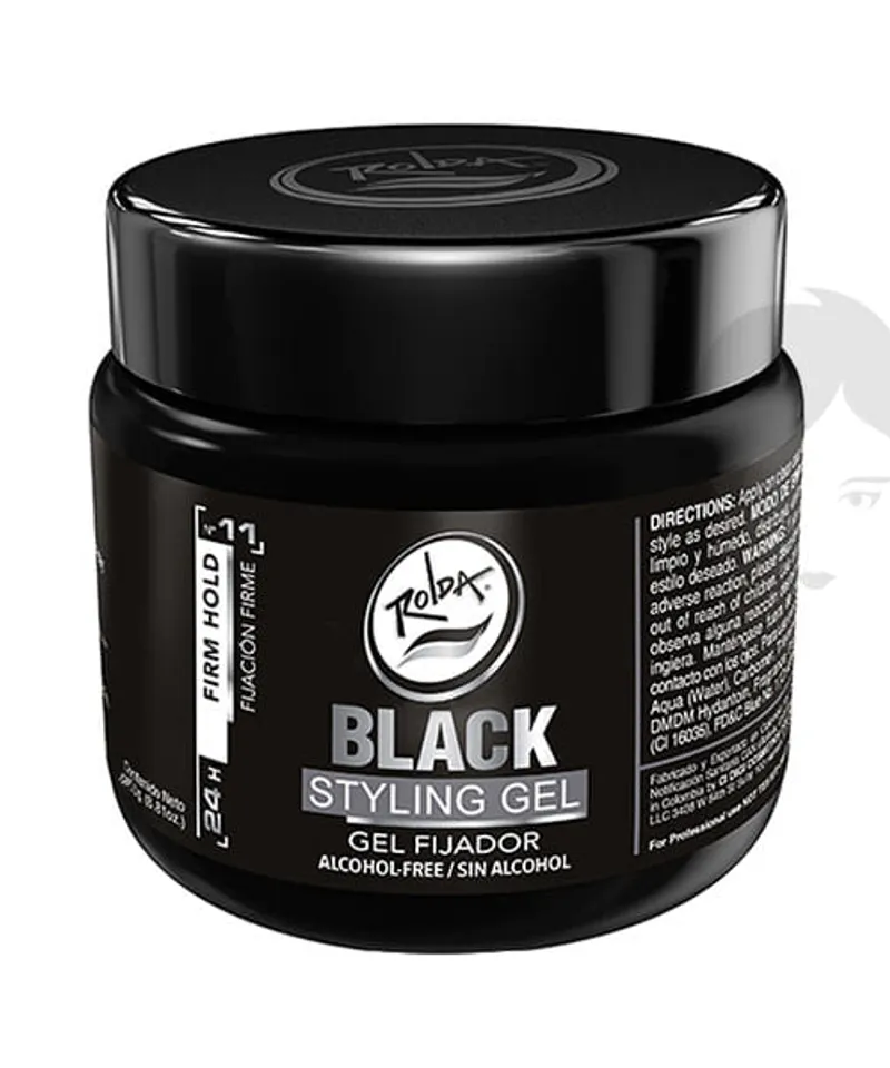 ROLDA GEL FIJADOR FOR MEN BLACK X 120GR - Producto de belleza y estética en Almacén Sandra