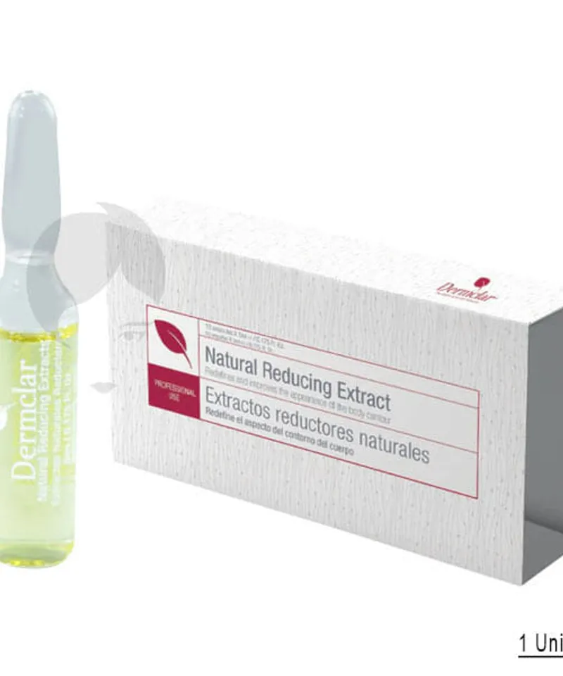 DERMCLAR AMPOLLA EXTRACTOS REDUCTOR NATURAL X 5ML - Producto de belleza y estética en Almacén Sandra