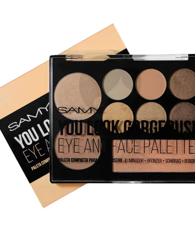 SAMY PALETA SOMBRA+ ILUMINADOR + BRONZER + RUBOR SUMMER FEST - Producto de belleza y estética en Almacén Sandra
