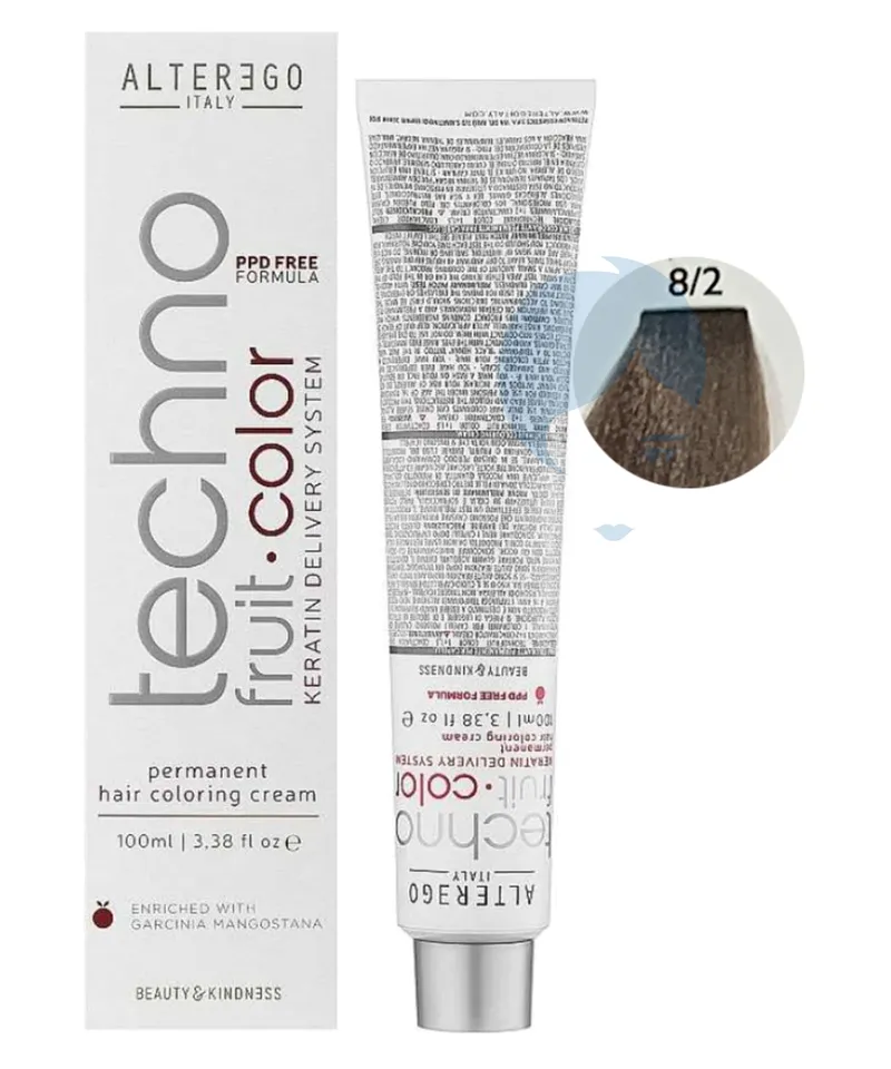 ALTER EGO TINTE RUBIO CLARO IRISADO N.8.2 X 100GR - Producto de belleza y estética en Almacén Sandra