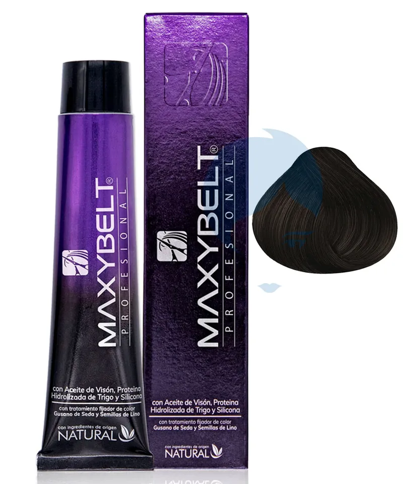MAXYBELT TINTE CASTAÑO OSCURO NATURAL N.3.0 X 60GR - Producto de belleza y estética en Almacén Sandra