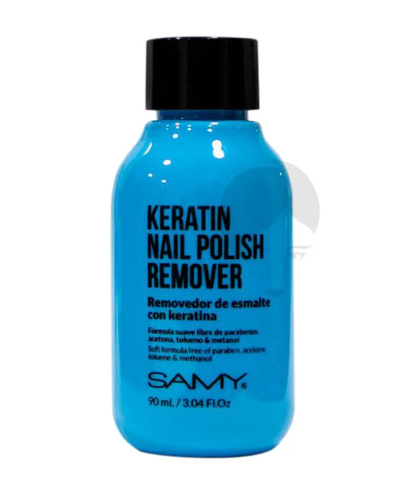 SAMY REMOVEDOR DE ESMALTE CON KERATINA  X 90ML - Producto de belleza y estética en Almacén Sandra