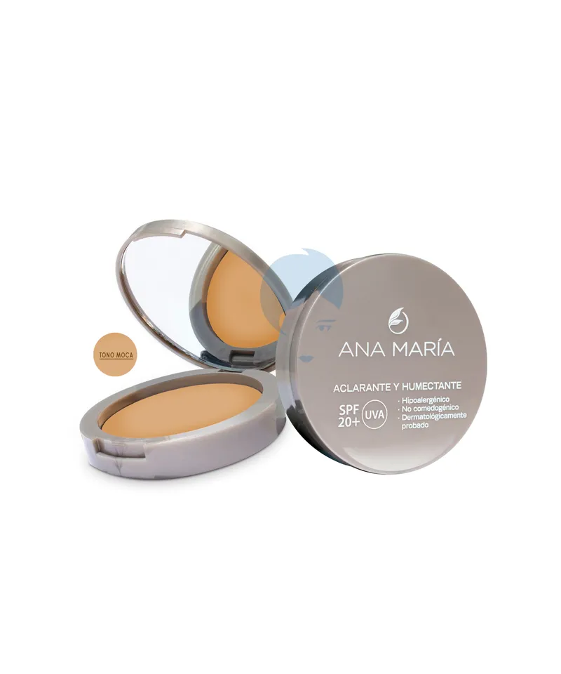 ANA MARIA POLVO COMPACTO ACLARANTE MOCA  X 15GR - Producto de belleza y estética en Almacén Sandra