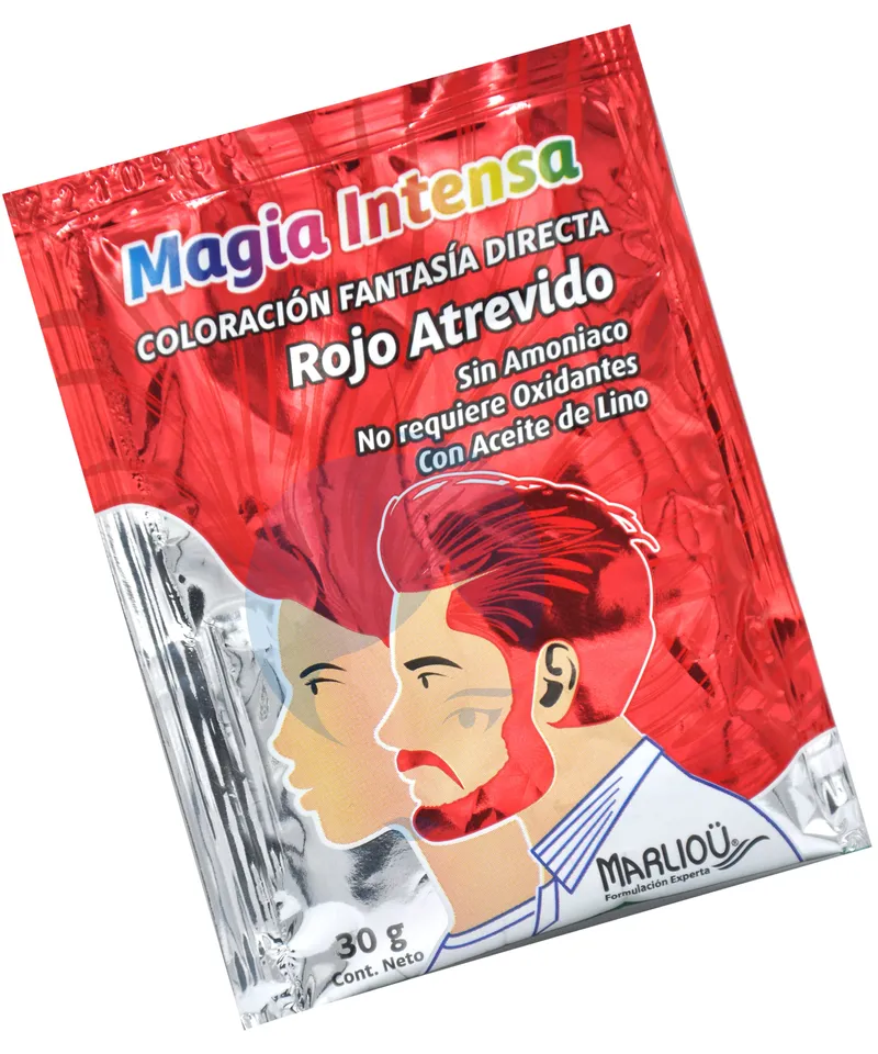 MARLIOU MAGIA INTENSA ROJO ATREVIDO  X 20GR - Producto de belleza y estética en Almacén Sandra