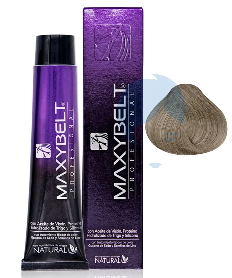 MAXYBELT TINTE RUBIO EXTRACLARO CENIZO N°9.1 X 60GR - Producto de belleza y estética en Almacén Sandra