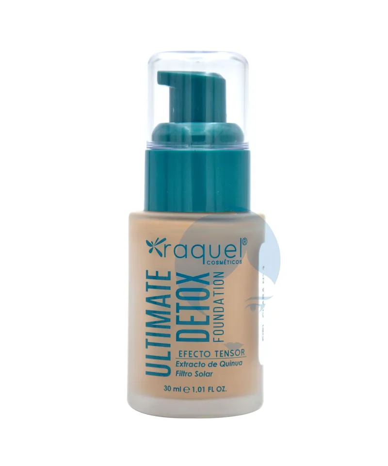 RAQUEL BASE LIQUIDA ULTIMATE DETOX PIEL CLARA N 3 X 30ML - Producto de belleza y estética en Almacén Sandra