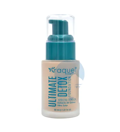 RAQUEL BASE LIQUIDA ULTIMATE DETOX PIEL CLARA N 1 X 30ML - Producto de belleza y estética en Almacén Sandra