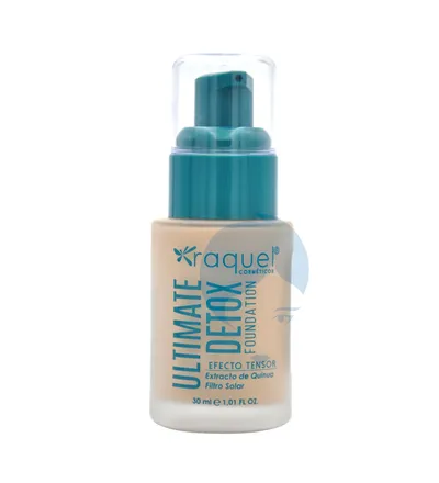 RAQUEL BASE LIQUIDA ULTIMATE DETOX PIEL CLARA N 2 X 30ML - Producto de belleza y estética en Almacén Sandra