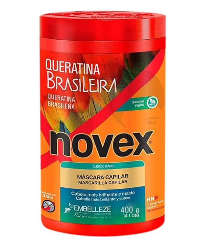 NOVEX TRATAMIENTO KERATINA BRASILEÑA X 400G - Producto de belleza y estética en Almacén Sandra
