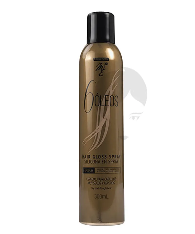 M&E SILICONA 6 OLEOS SPRAY X 300 ML - Producto de belleza y estética en Almacén Sandra