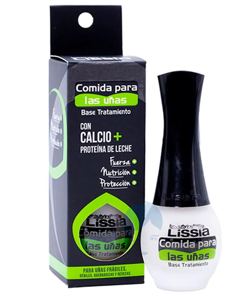 LISSIA ESMALTE COMIDA PARA UÑAS CON CALCIO X 13 ML - Producto de belleza y estética en Almacén Sandra