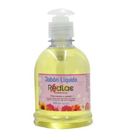 REDLAC  JABON LIQUIDO AMARILLO  X 300ML - Producto de belleza y estética en Almacén Sandra