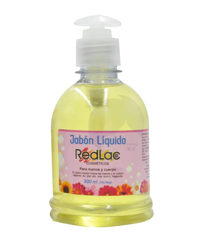 REDLAC  JABON LIQUIDO AMARILLO  X 300ML - Producto de belleza y estética en Almacén Sandra