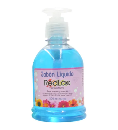 REDLAC  JABON LIQUIDO AZUL  X 300ML - Producto de belleza y estética en Almacén Sandra