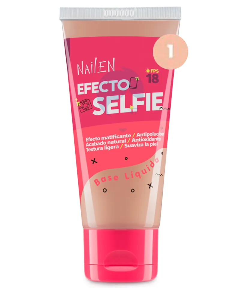 NAILEN BASE LIQUIDA EFECTO SELFIE N.1 - Producto de belleza y estética en Almacén Sandra