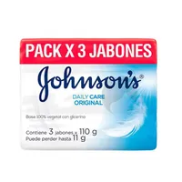 JOHNSONS JABON DAILY CARE ORIGINAL  X3UND X 110GR - Miniatura 1